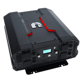 Cummins front panel of inverter showing controls and vents for reliable power management