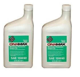 Cummins Onan bottle front view showing label and clear identification benefit