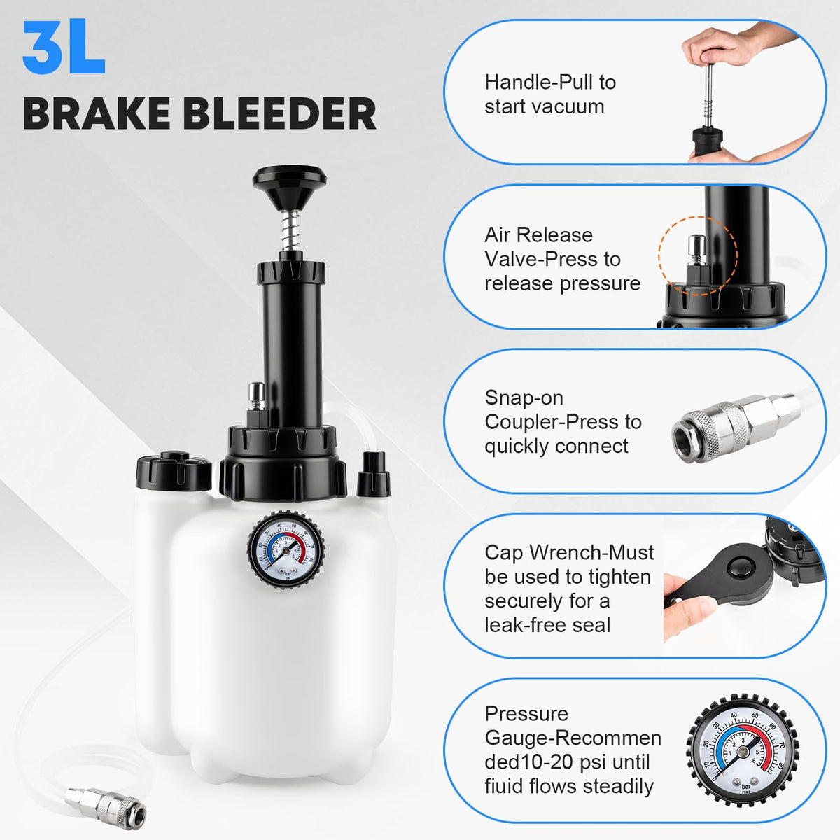 Cupbunny set of four master cylinder adapters labeled for broad vehicle compatibility benefit