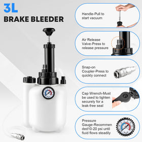 Cupbunny set of four master cylinder adapters labeled for broad vehicle compatibility benefit