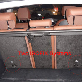Cuplu lifestyle shot in car interior showing practical everyday passenger security