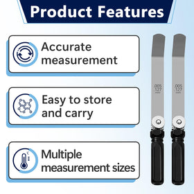 CuraceQ blades labeled with sizes and part numbers for fast identification and error reduction
