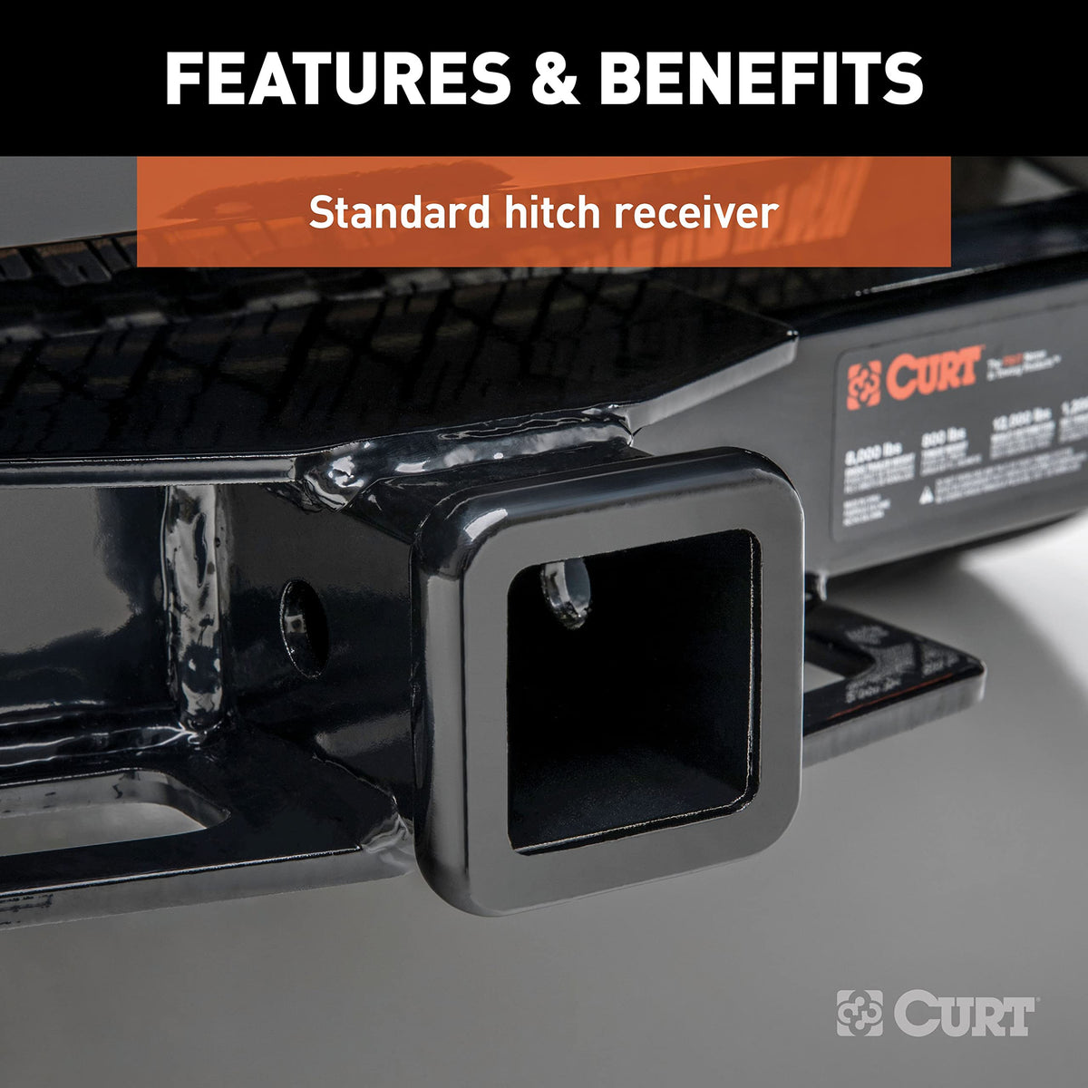 CURT hitch installed under Ram ProMaster demonstrating vehicle-specific fit and ease