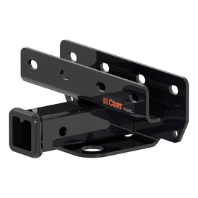 CURT front view installed on Wrangler showing clean integration and tow-ready benefit