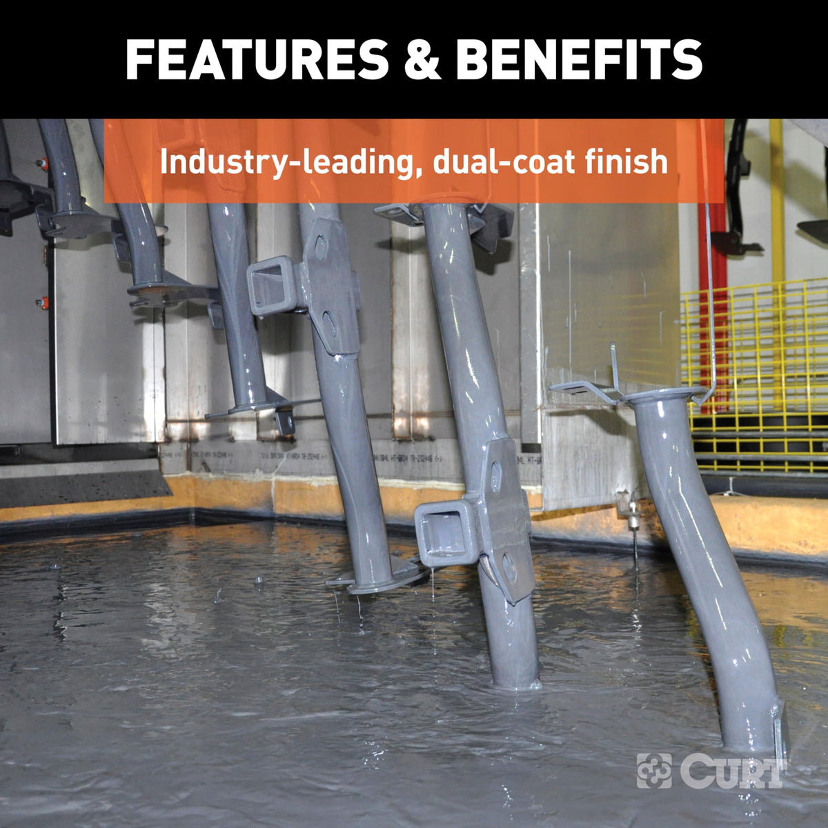 CURT hitch mounted on Lexus NX illustrating factory-style installation benefit