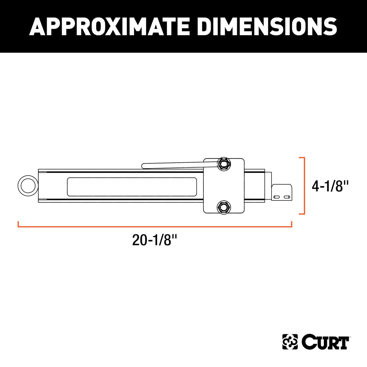 CURT friction bar close-up showing durable material and consistent resistance for smoother towing