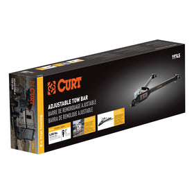 CURT 19745 folded and bagged for compact storage and easy transport