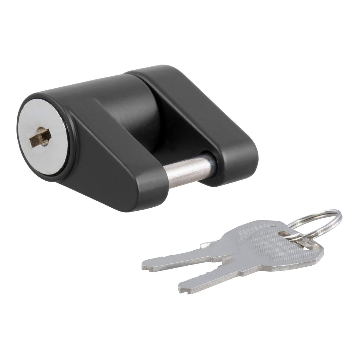 CURT 23521 front view showing padlock-style body and secure design benefit