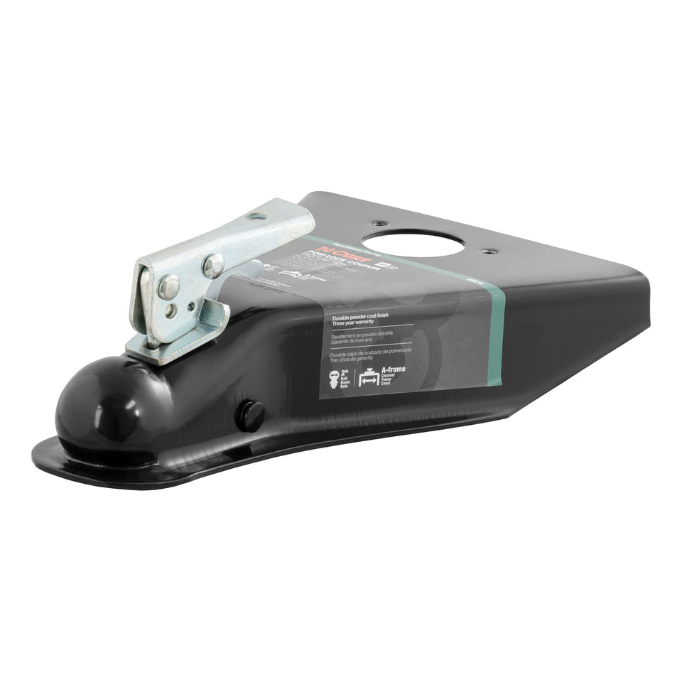 CURT 25210 front view showing coupler shape and secure fit