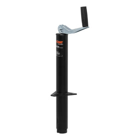 CURT 28200 front view showing jack body and base provides durable trailer support