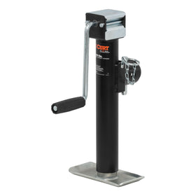CURT 28354 front view showing jack body and finish for durable support