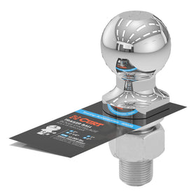 CURT zinc-plated nut and helical lock washer included for reliable hold
