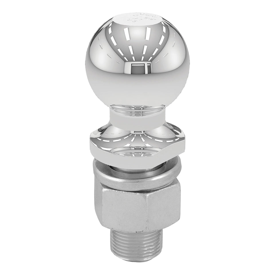 CURT 40078 front view showing chrome finish and packed condition for durability