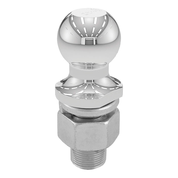 CURT 40090 front view showing chrome finish and 2-inch ball, durable appearance