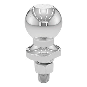 CURT chrome surface detail highlighting corrosion resistance and easy cleaning