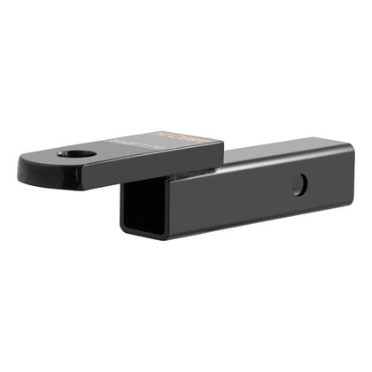CURT 45010 front view showing glossy black finish and sturdy shank benefit durability