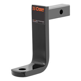 CURT 45028 front view showing ball mount shape and fit, durable strength