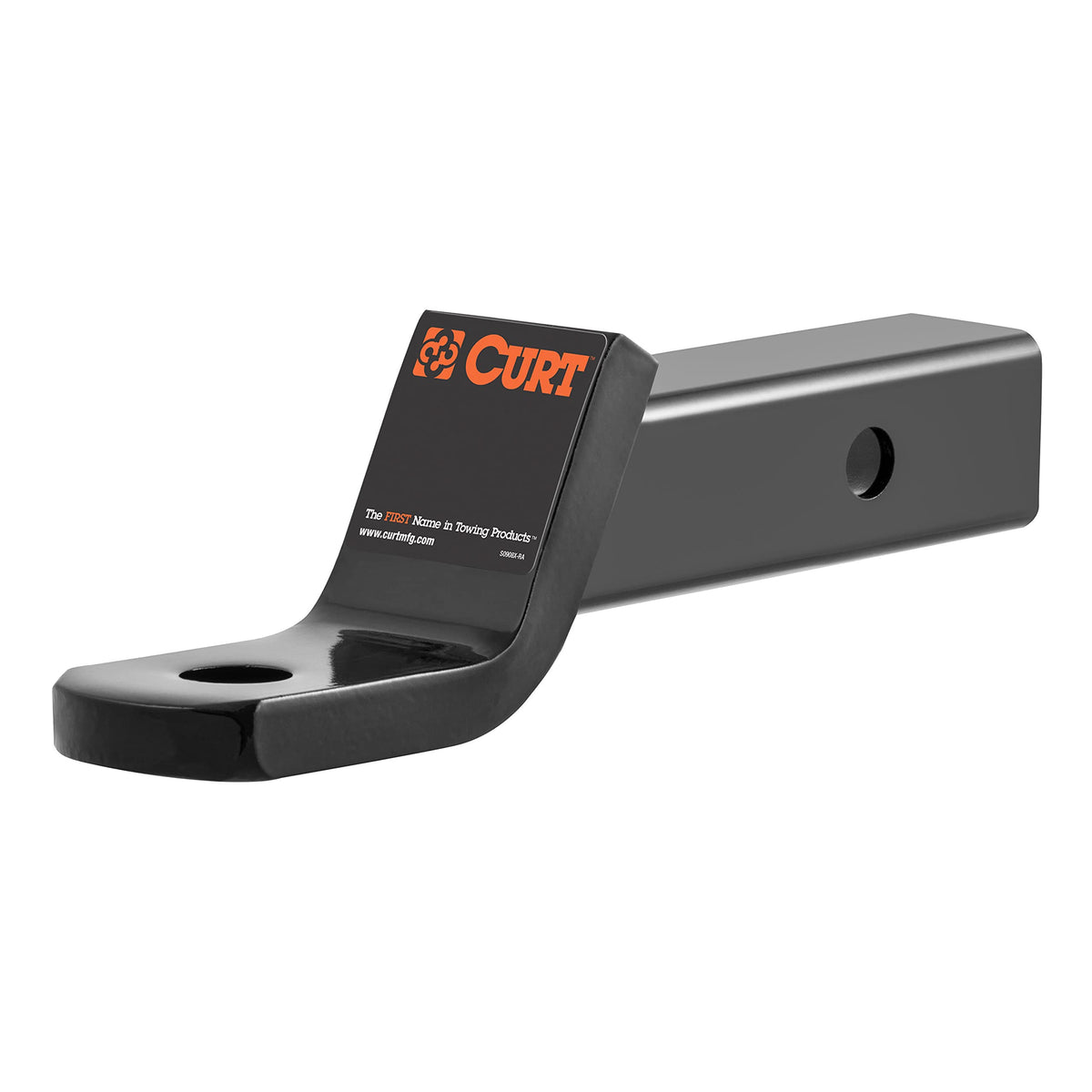 CURT 45030 front view showing shank and hitch hole for reliable fit