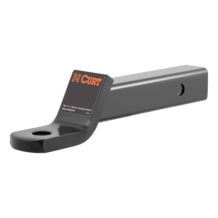 CURT 45040 front view showing tow shank and ball hole, durable towing performance