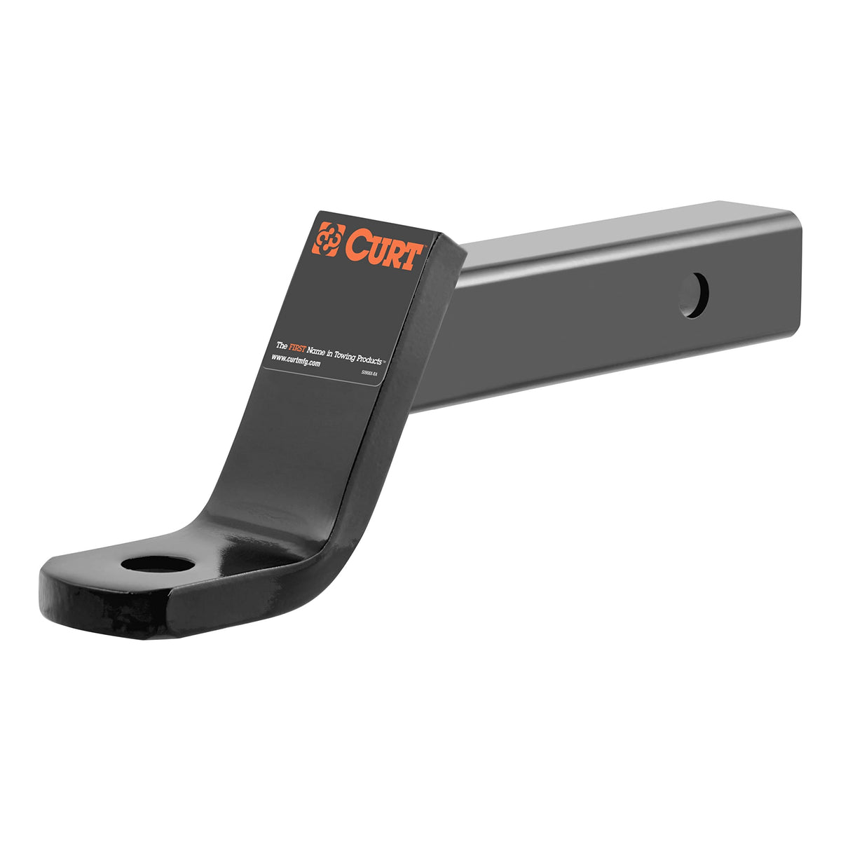 CURT 45060 front view showing shank and hitch hole, durable fit