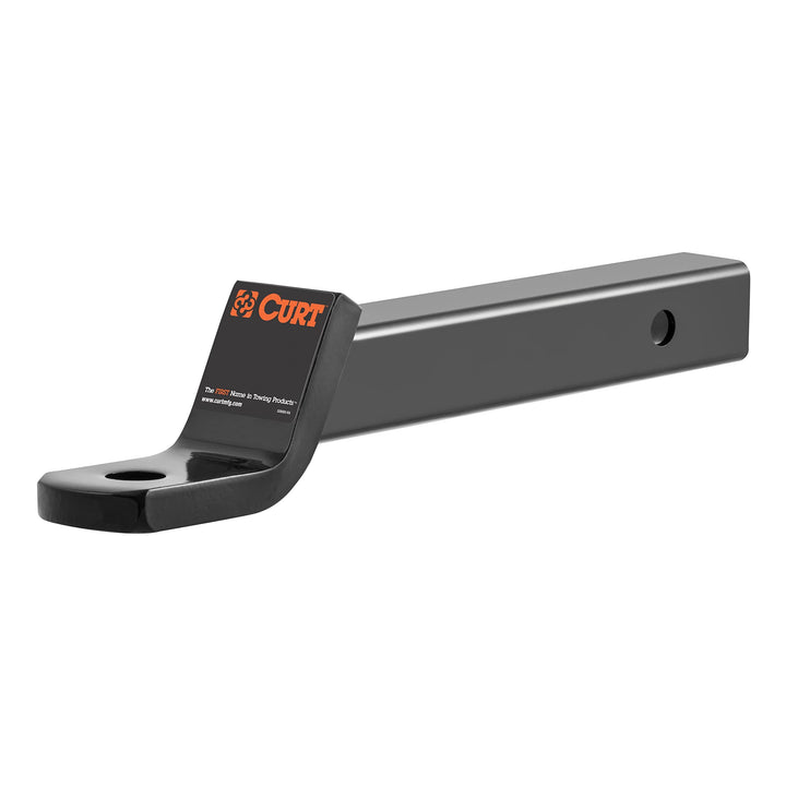 CURT 45260 front view showing full ball mount and shank, durable towing foundation