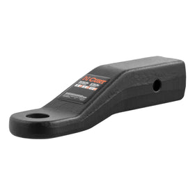 CURT forged ball mount front view showing solid construction and durability