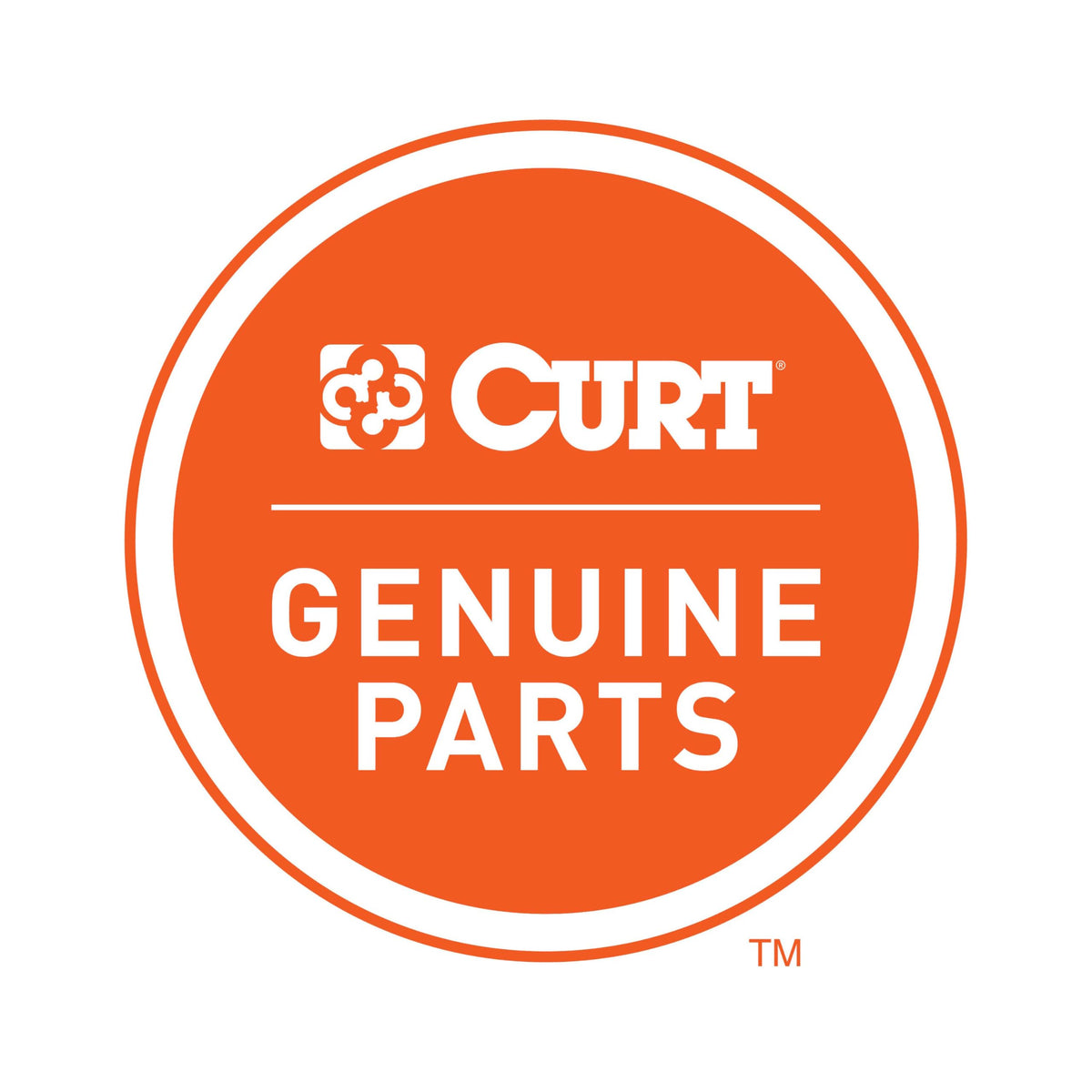 CURT size comparison beside pickup receiver showing scale and fitment clarity