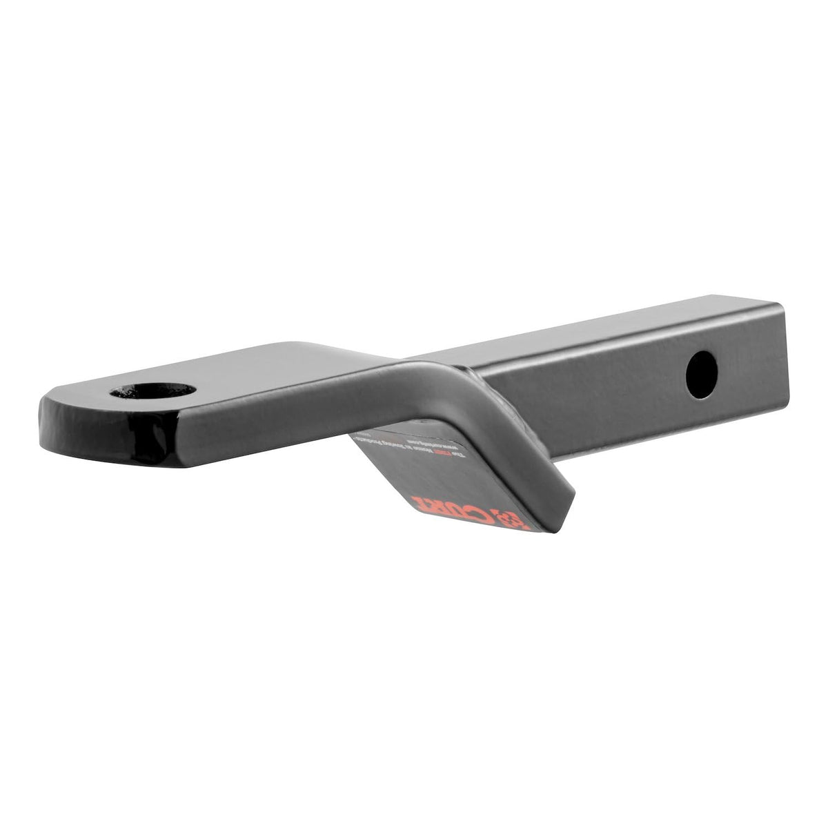 CURT 45503 close-up of 3/4-inch hole and 1-1/4-inch shank demonstrating fit accuracy