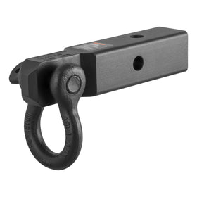 CURT 45832 front view showing solid shank and receiver fit for secure towing