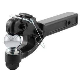 CURT 48006 front view showing both ball and pintle for versatile towing