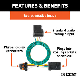 CURT close-up of connector contacts illustrating corrosion-resistant design benefit