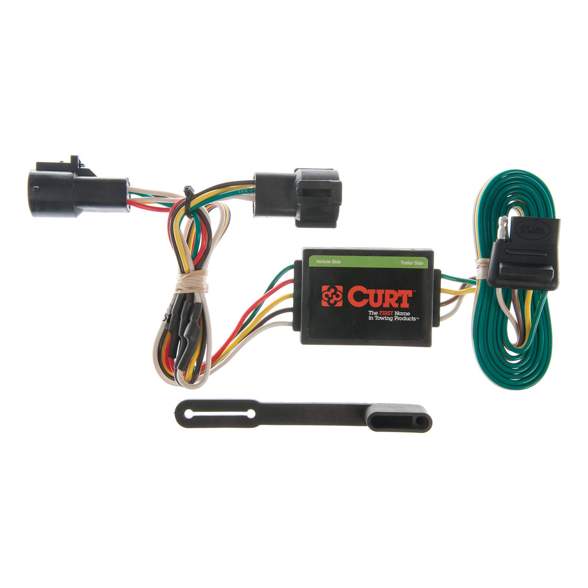 CURT 55325 front connector and wiring showing plug-in ease