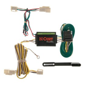 CURT 55341 front connector view showing plug design and secure fit benefit