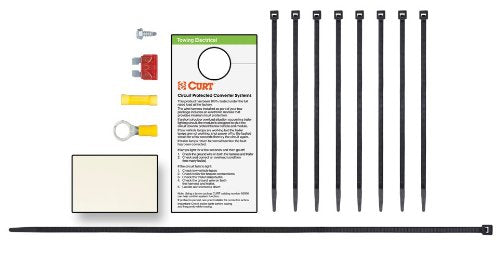 CURT 56217 installed under a Highlander bumper demonstrating tidy, secure wiring