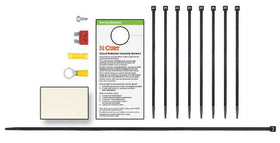 CURT 56217 installed under a Highlander bumper demonstrating tidy, secure wiring