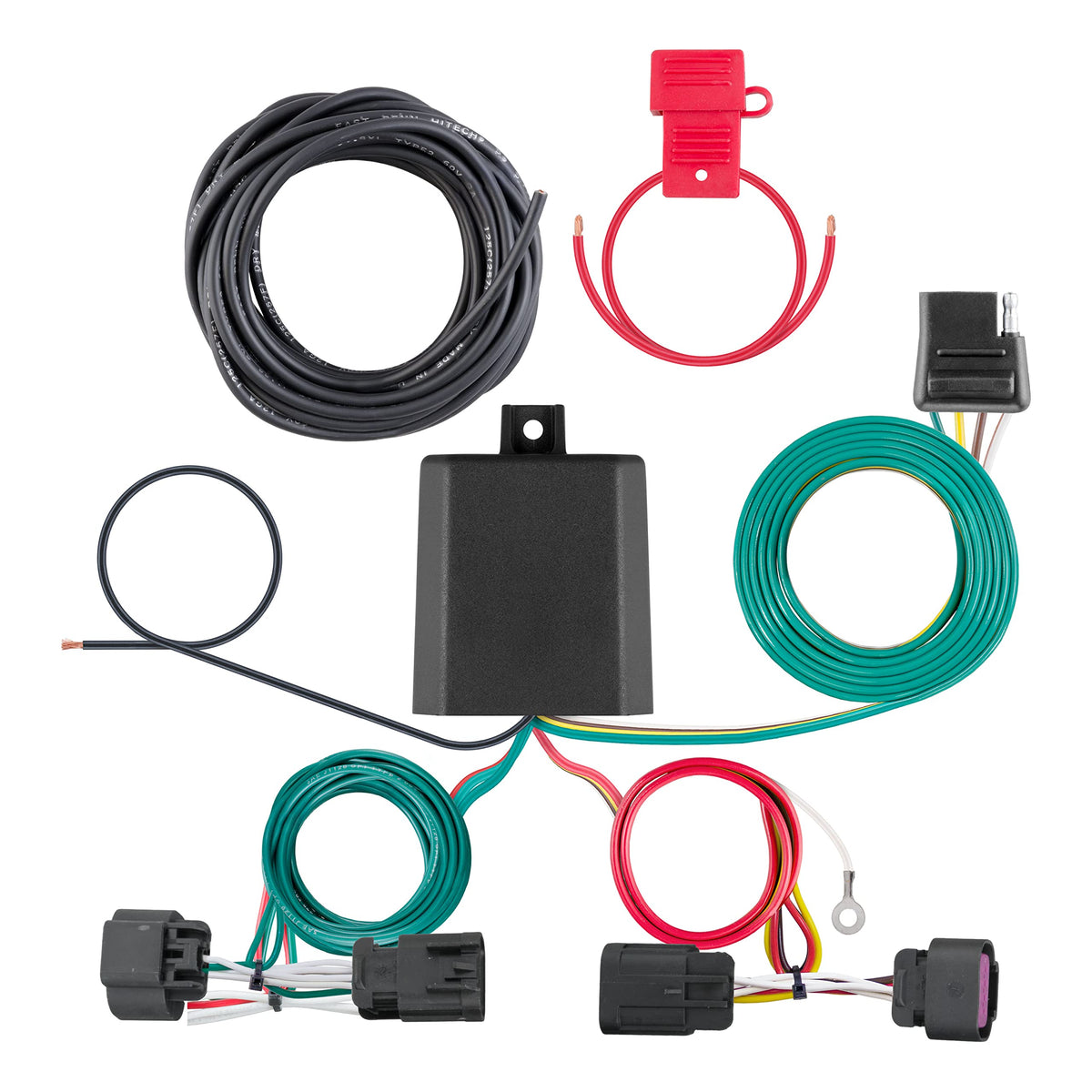 CURT front connector overview showing plug design and easy install benefit