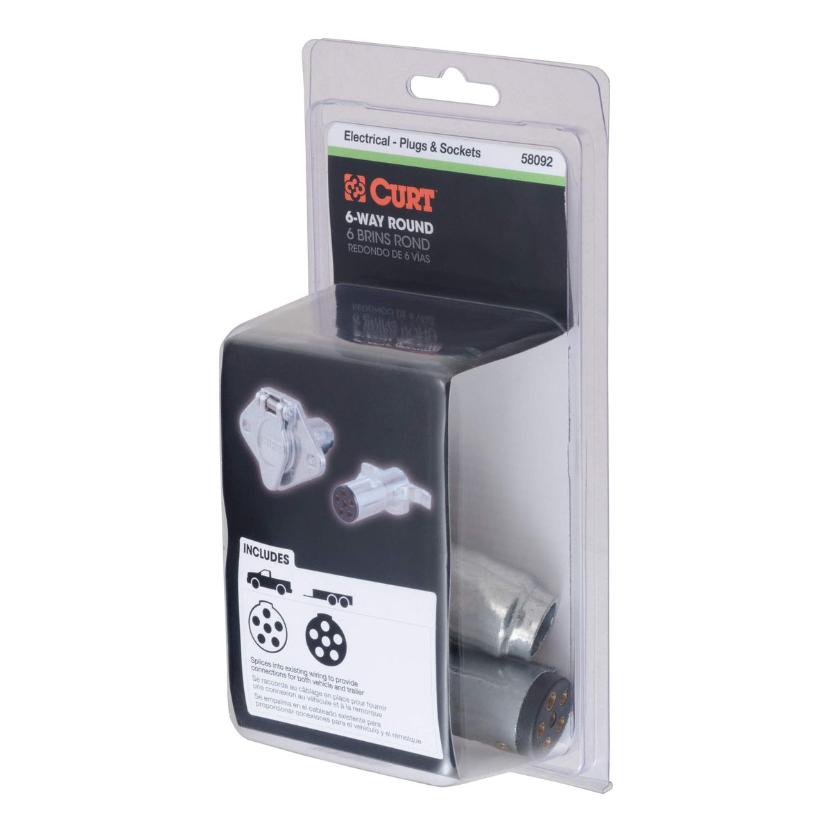 CURT size comparison next to coin showing compact scale for easy handling benefit