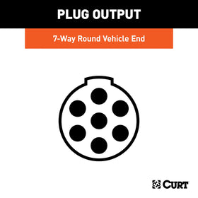 CURT 58170 size and scale next to hand demonstrating compact, heavy-duty design