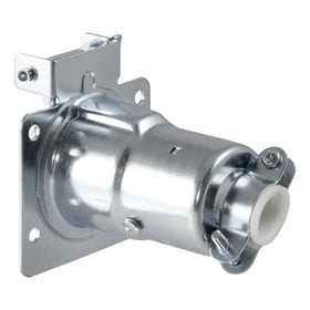CURT 58220 front view showing die-cast housing and spring-loaded cover for protection