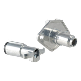 CURT front view of plug and socket showing secure connection benefit