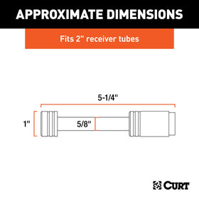 CURT close-up of locking head demonstrating quick 1/4-turn operation benefit