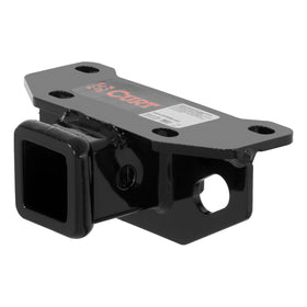 CURT hitch front view showing 2-inch receiver and clean fit for easy hookup