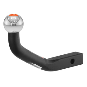 CURT front view of Euro Mount showing ready-to-use tow ball and clean profile benefit
