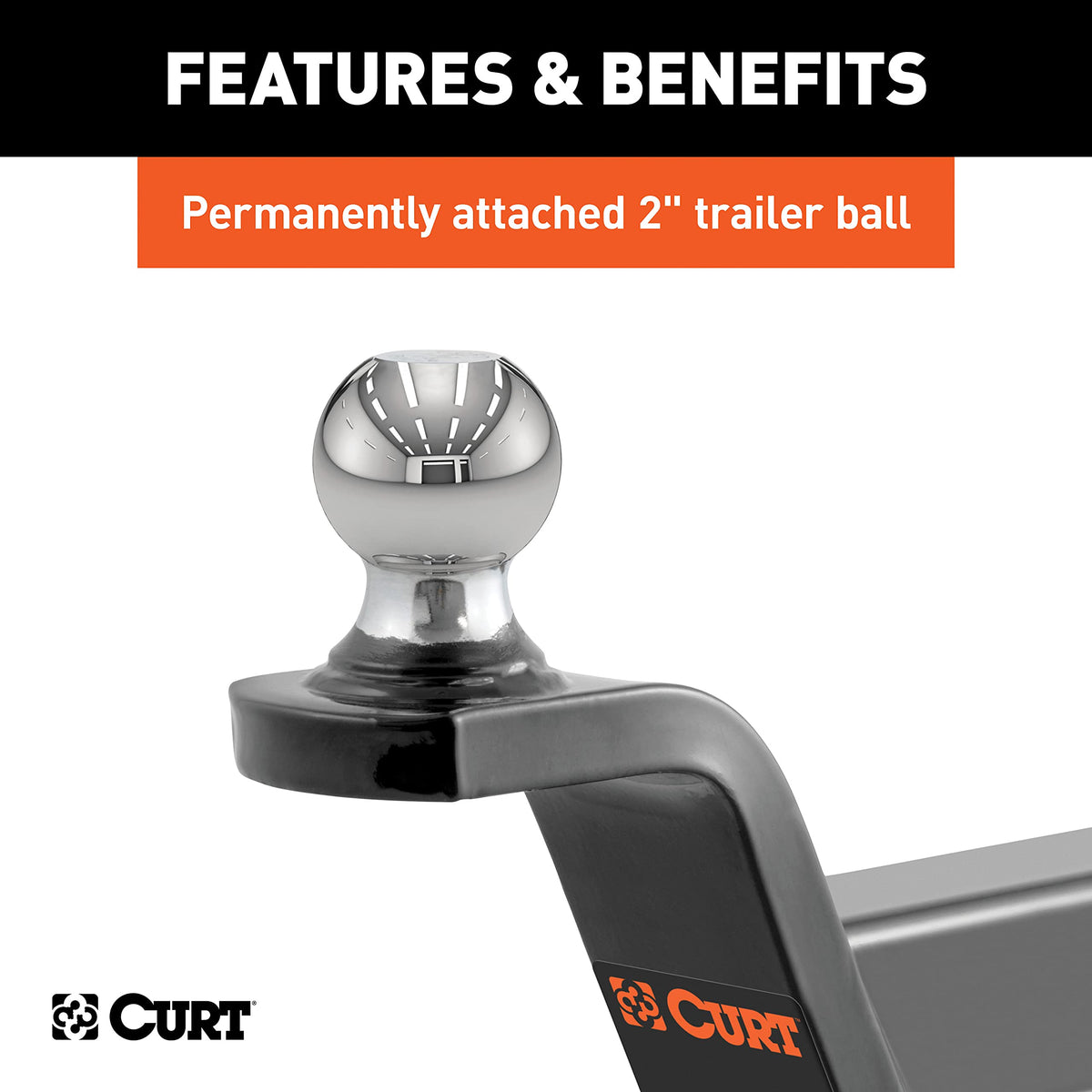 CURT Fusion mounted in 2-inch receiver demonstrating easy installation