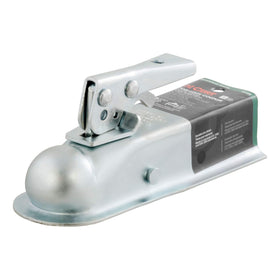 CURT coupler front view showing secure fit and easy alignment