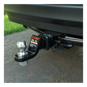 CURT hitch pin in towing lifestyle scene highlighting durable performance