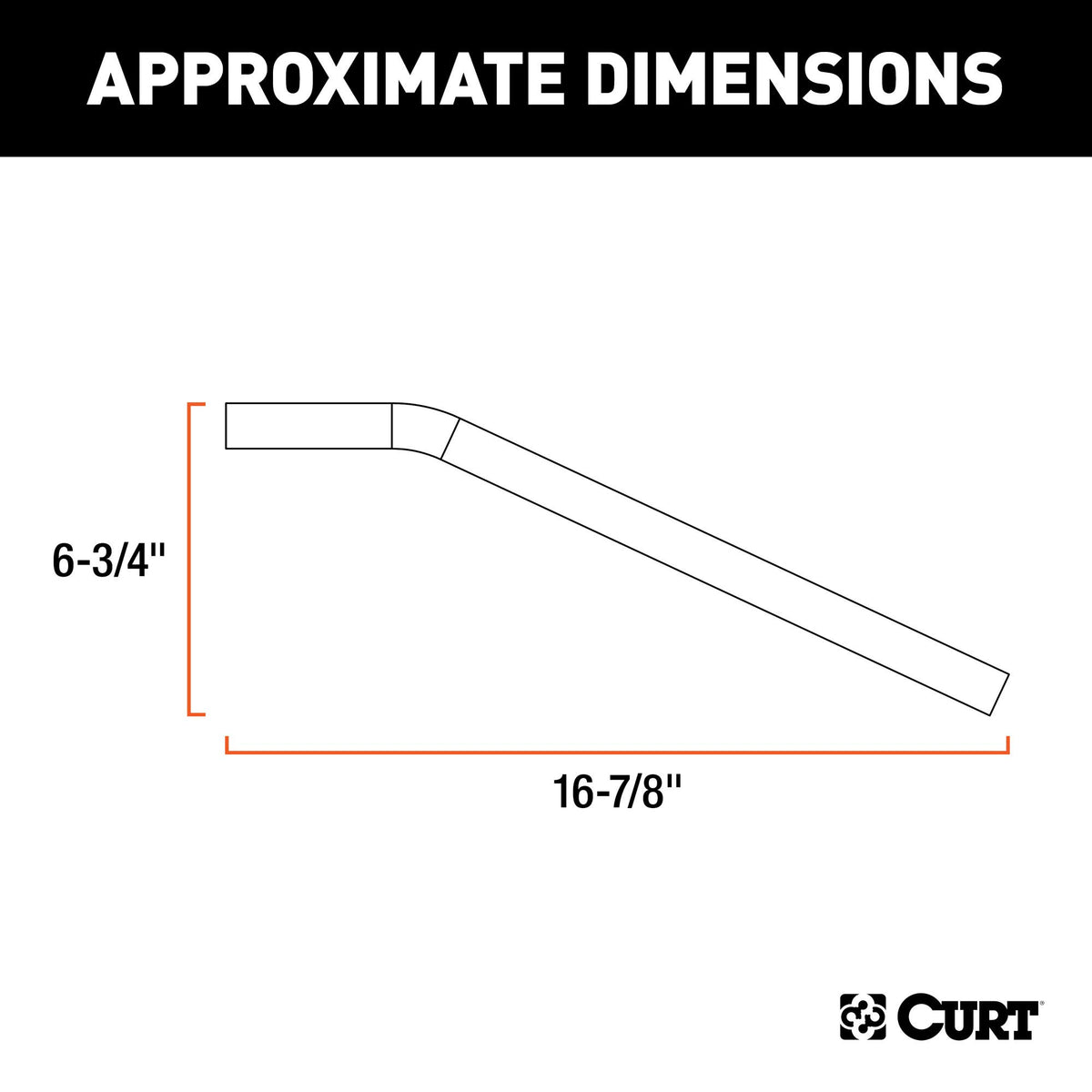 CURT lift handle close-up of powder coat finish improving corrosion resistance