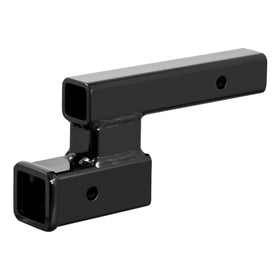 CURT front view of 2-inch receiver adapter showing fit and strength