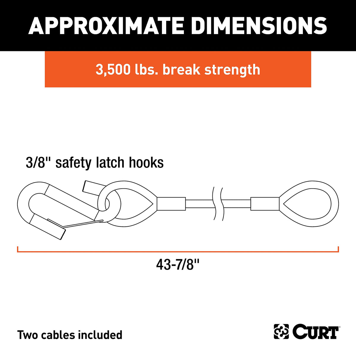 CURT vinyl coating close-up highlighting corrosion resistance and quieter towing benefit