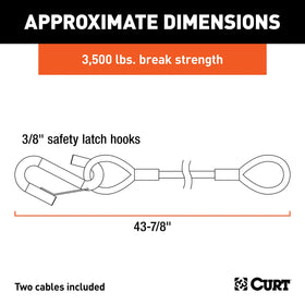 CURT vinyl coating close-up highlighting corrosion resistance and quieter towing benefit